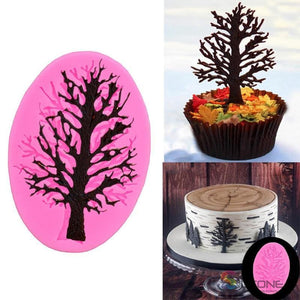 3D Tree Molds Sugarcraft Silicone Mold