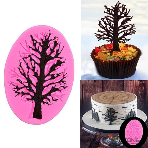 Image of 3D Tree Molds Sugarcraft Silicone Mold