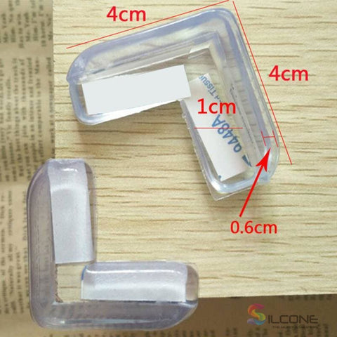 Image of 4Pcs Child Baby Silicone Safety Protector Table Corner