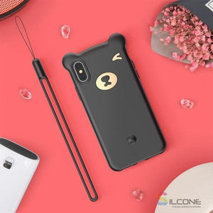 Cute Little Bear Case For Iphone Xs Max Xr 2018 Black / 5.8