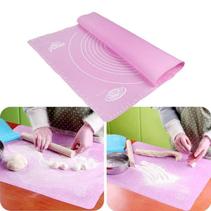 Ex-large Silicone Baking Mat for Oven Scale Rolling Dough