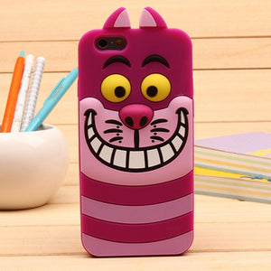 3D Cartoon Soft Silicone Phone Case For iPhone