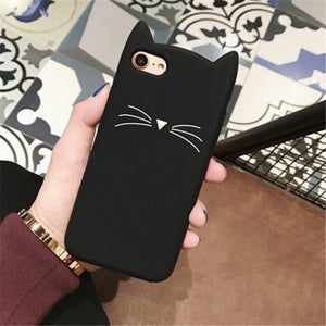 3D Cartoon Soft Silicone Phone Case For iPhone