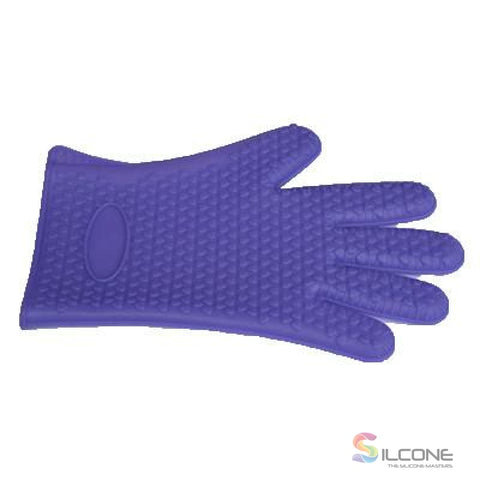 Image of Silicone Gloves Waterproof Heat Resistant Purple